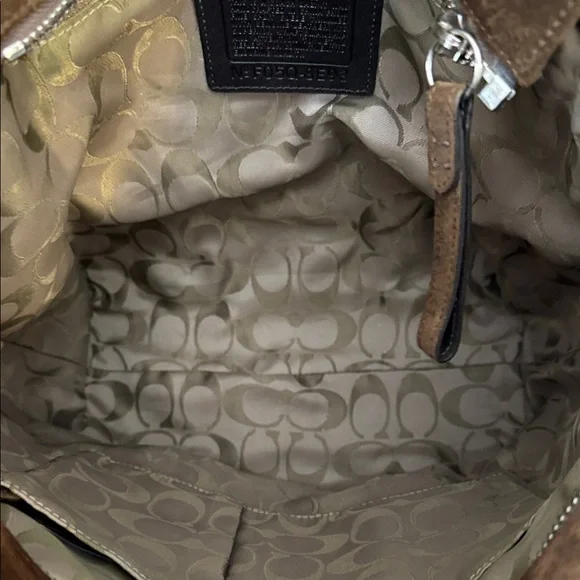 Coach vintage 2005 suede Hampton tote - Picture 11 of 14